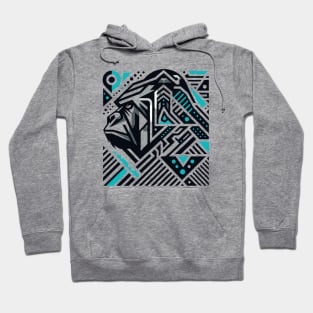 Abstract Animal Gorilla 1 Hoodie